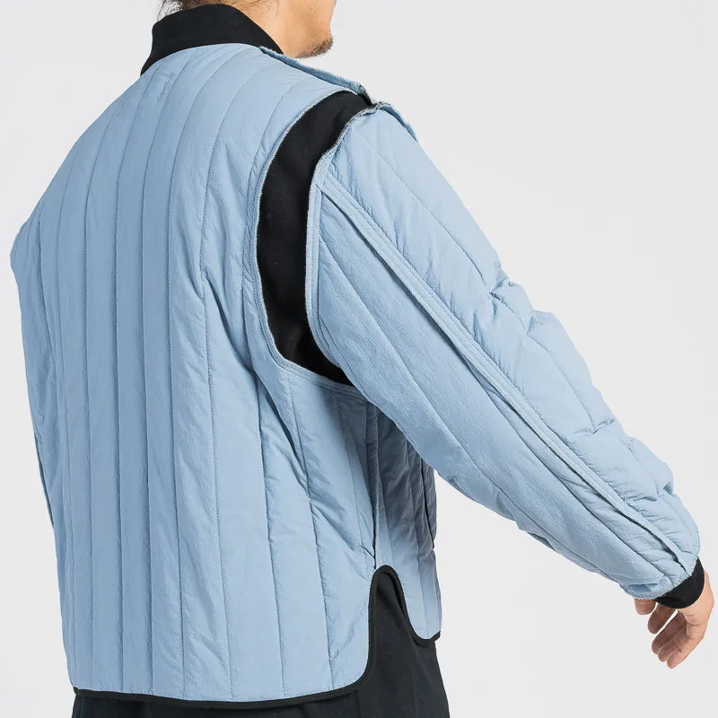 Line Bomber Jacket - Slate Blue (Recycled Nylon)