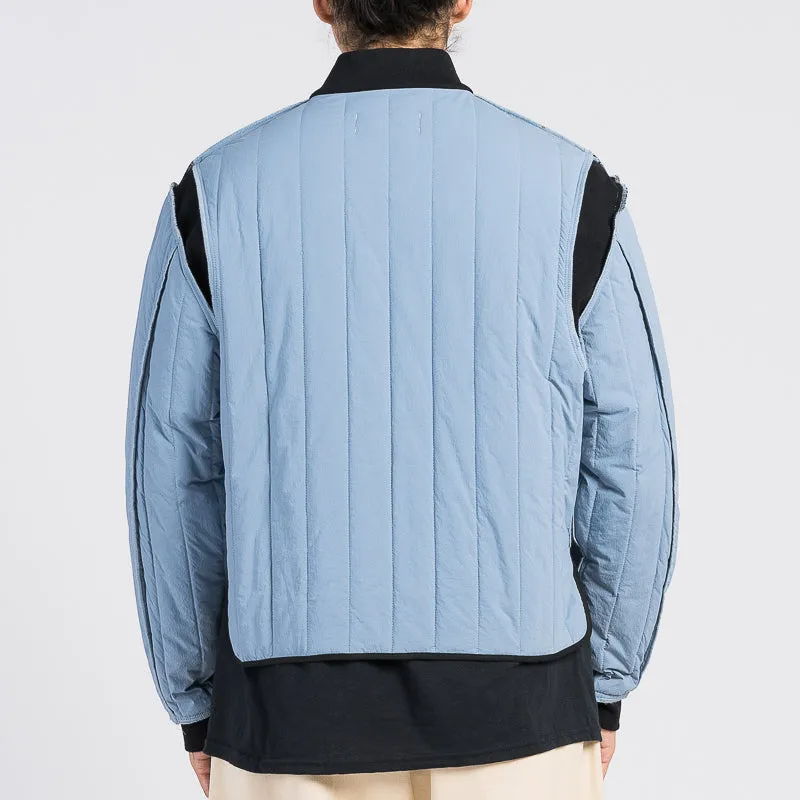 Line Bomber Jacket - Slate Blue (Recycled Nylon)