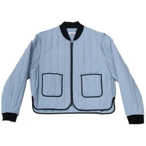 Line Bomber Jacket - Slate Blue (Recycled Nylon)