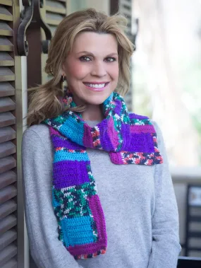 Log Cabin Scarf Pattern (Crochet)