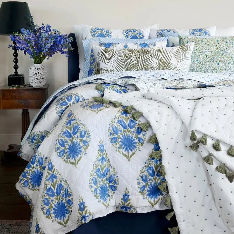 Mayra Azure Quilts by John Robshaw