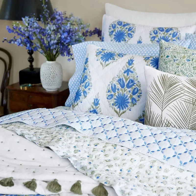 Mayra Azure Quilts by John Robshaw