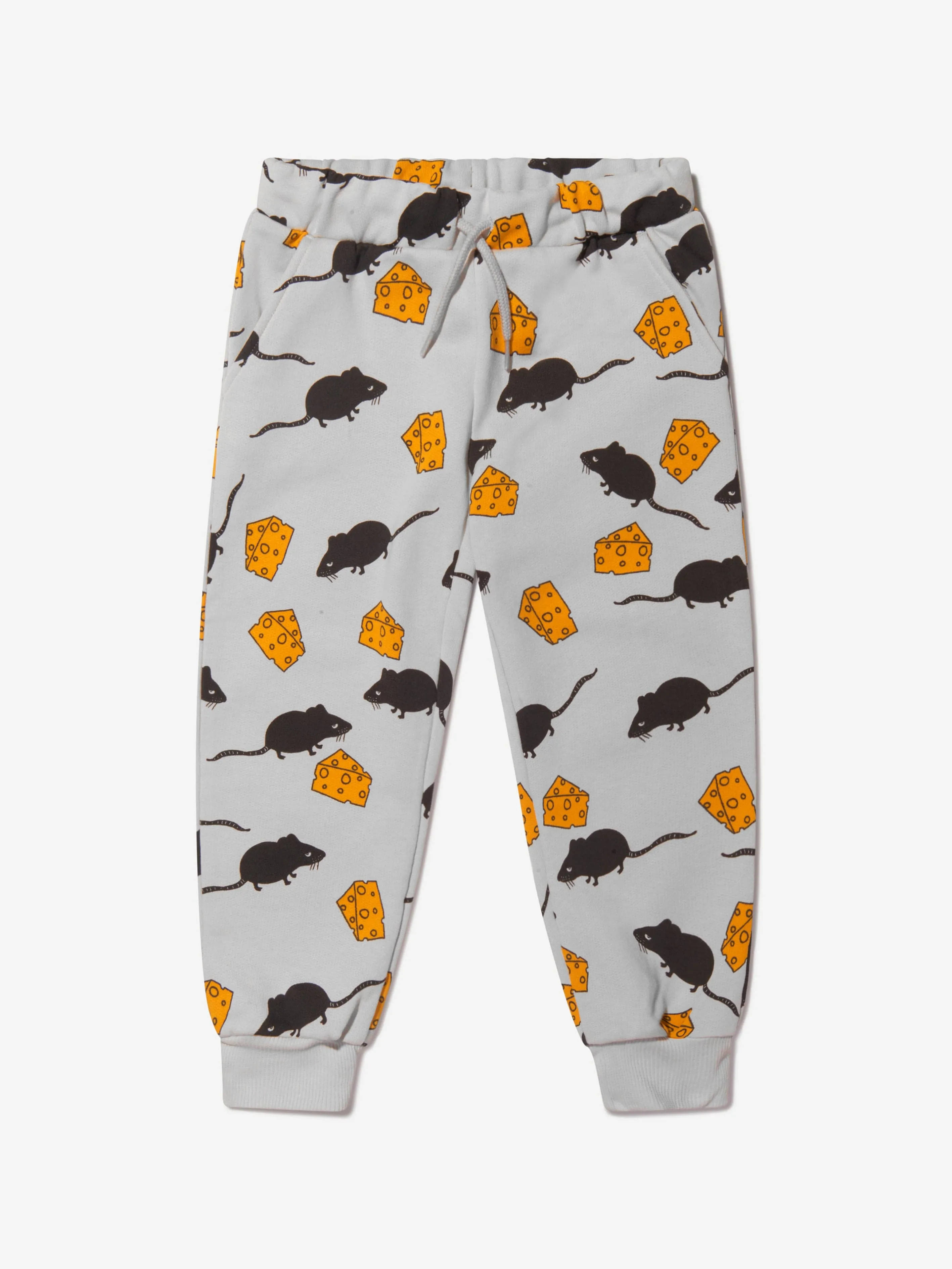 Mini Rodini Kids Organic Cotton Mouse Sweatpants