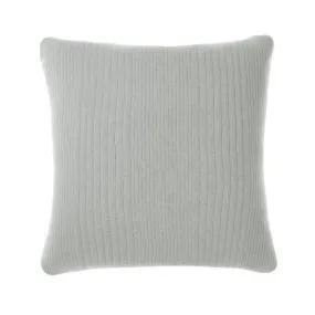 Osmond Smoke Square Filled cushion by Linen House