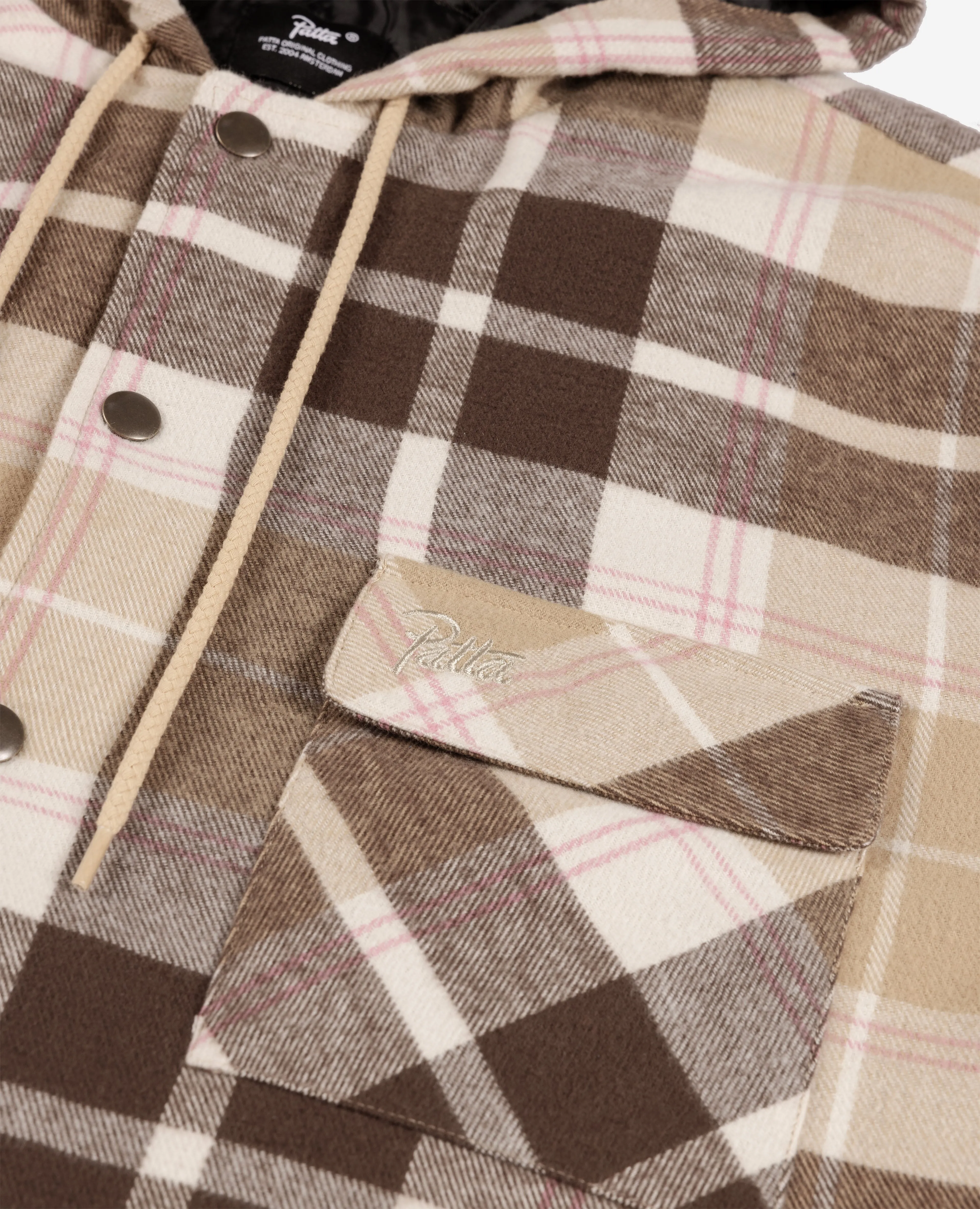 Patta Plaid Overshirt (Birch Check)