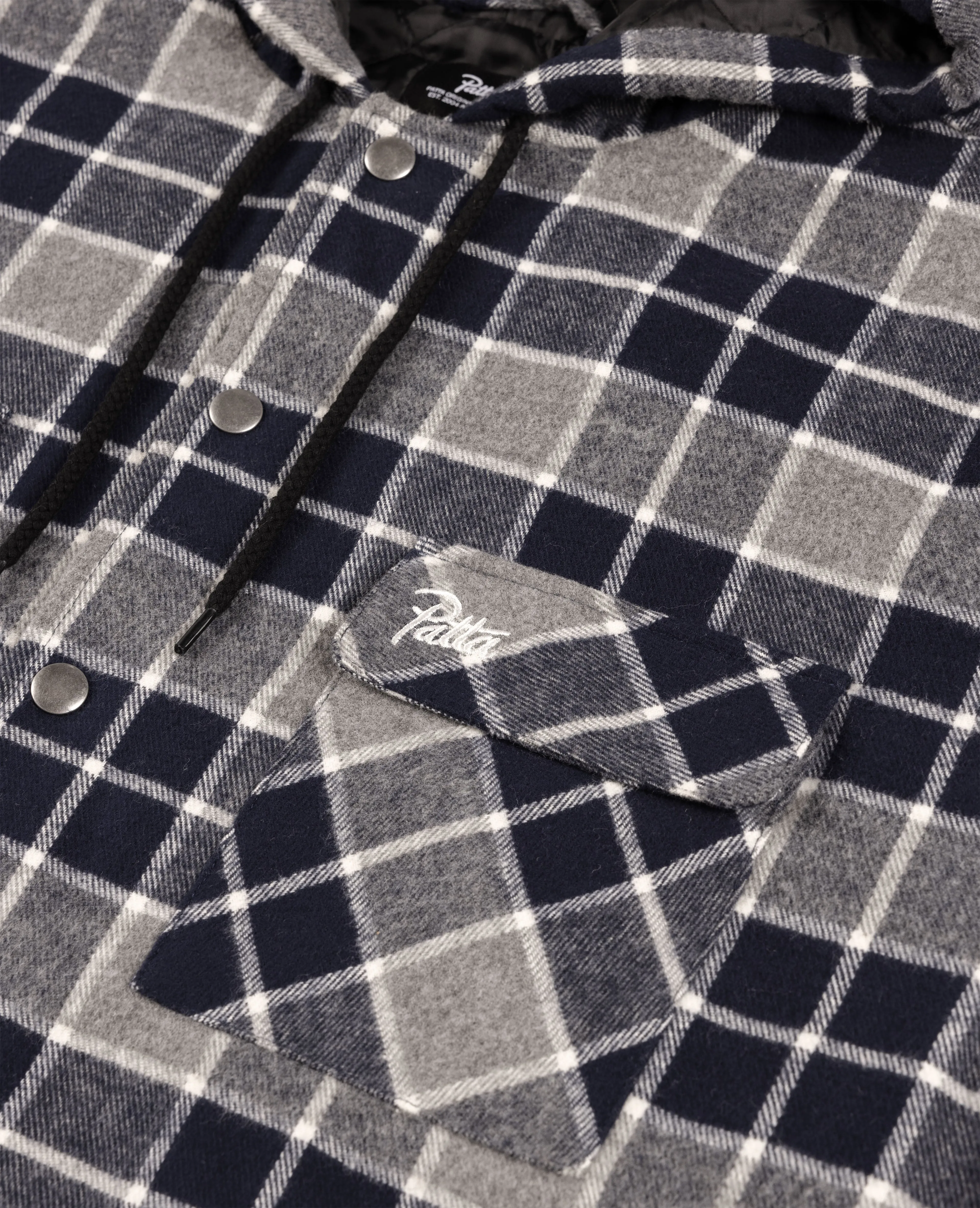 Patta Plaid Overshirt (Mourning Dove Check)