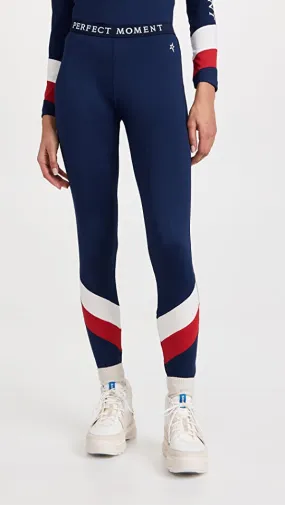 Perfect Moment Chevron Base Layer Leggings