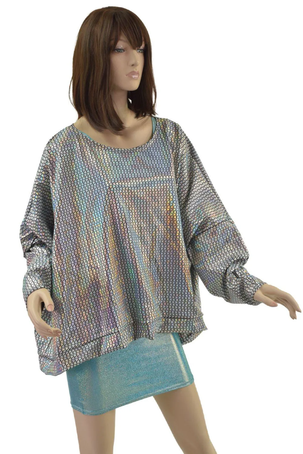 Prism Long Sleeve Pullover Poncho