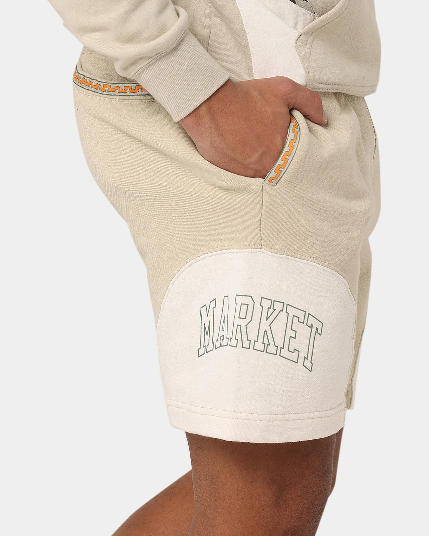 PUMA X MARKET Trek Ready Knit Shorts Putty