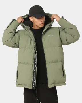 PYRA Alpine Puffa Jacket Olive Green