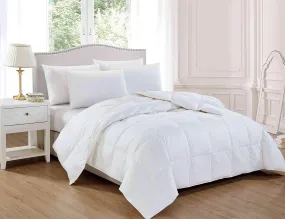 Quilted 30% Goose Duck Down Comforter Duvet with Corner Tabs