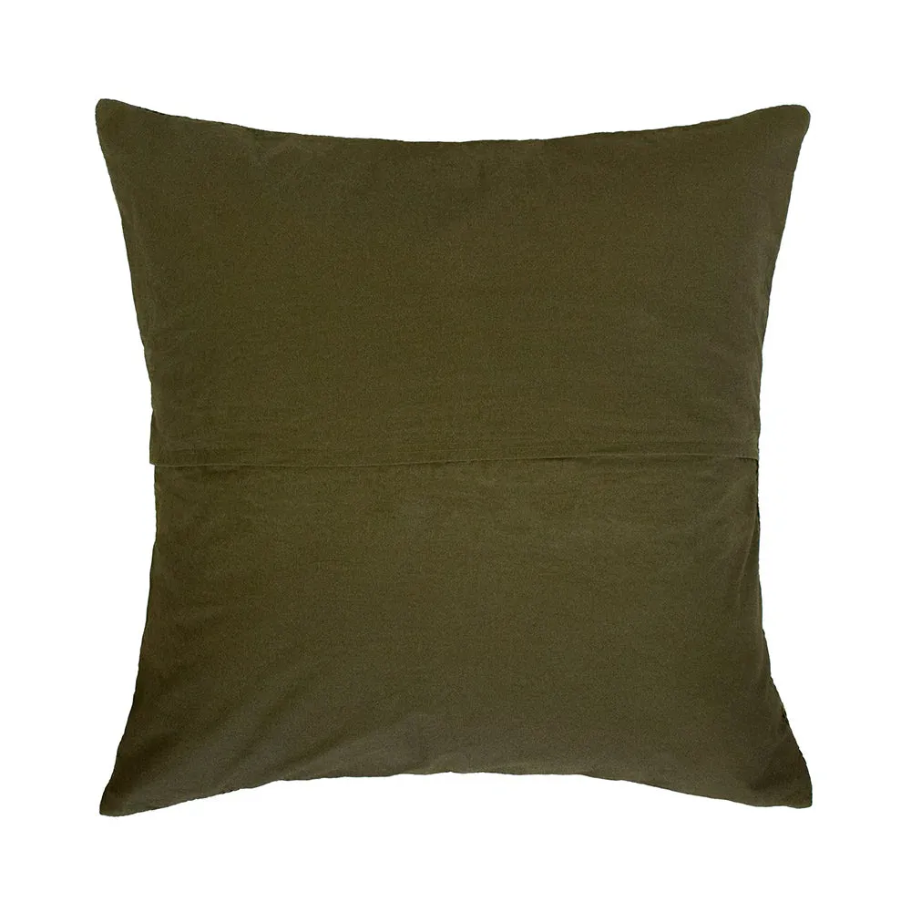 Samira Green European Pillowcase by Bambury