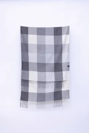 Scarf Piper White Grey