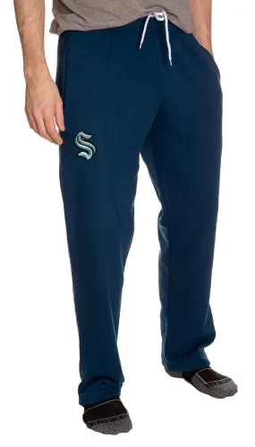 Seattle Kraken Embroidered Logo Sweatpants for Men