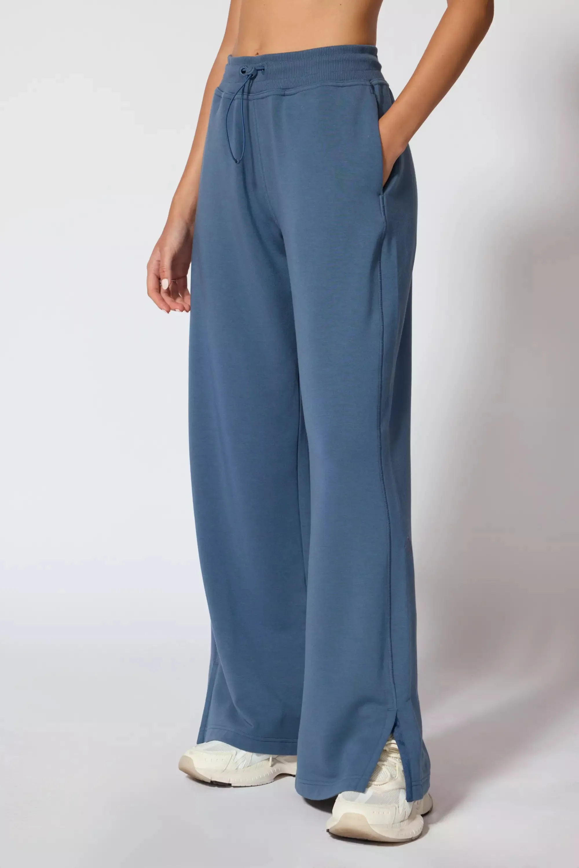 Serenity Wide Leg Pant - Petrol Blue