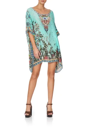 Short Round Neck Kaftan- Millas Backyard