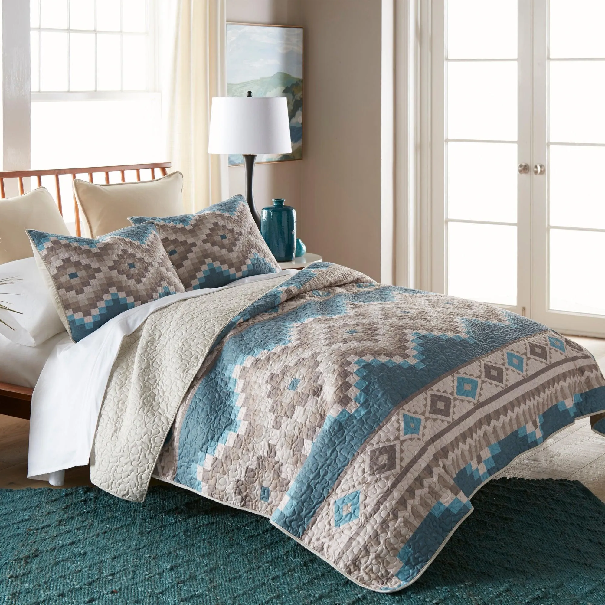 Sonoran Desert Quilted Bedding Set