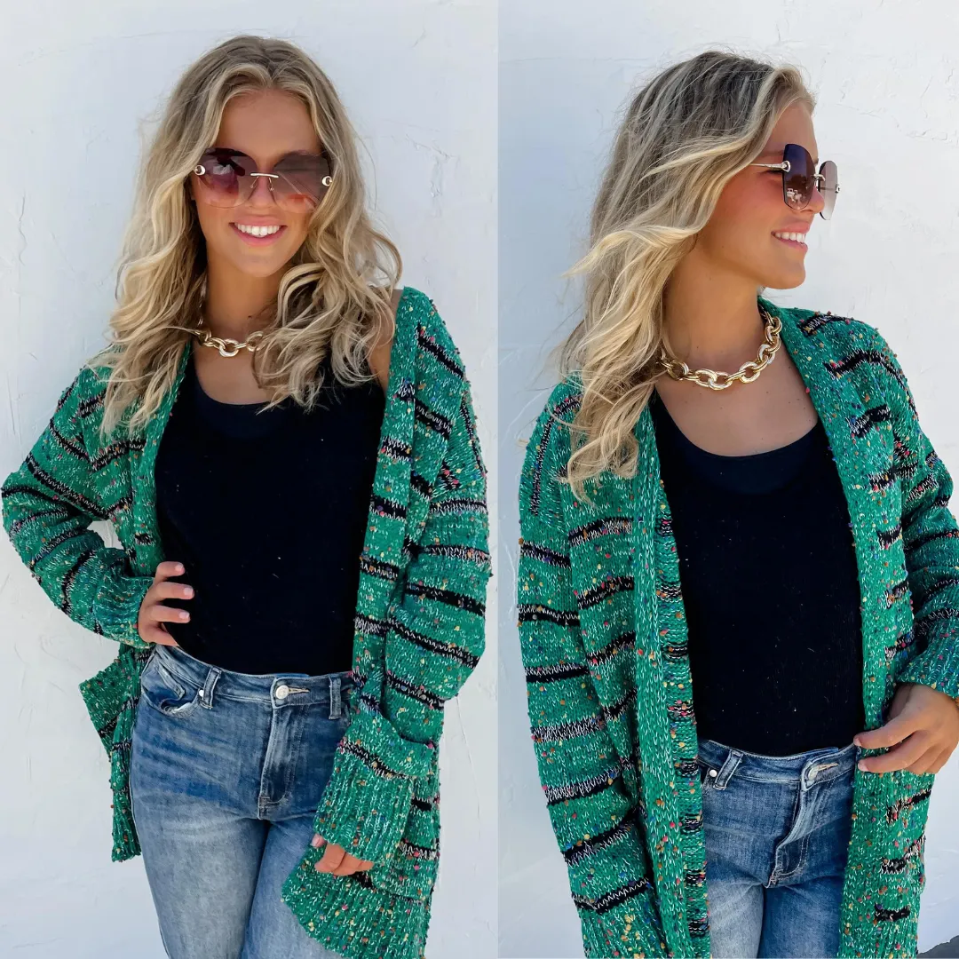 Stripe Miley Dot Cardigan Pre-Order