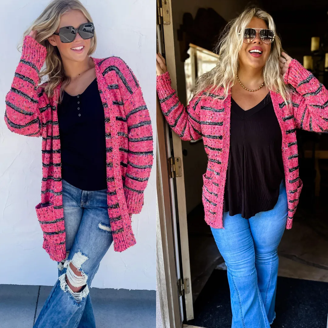 Stripe Miley Dot Cardigan Pre-Order