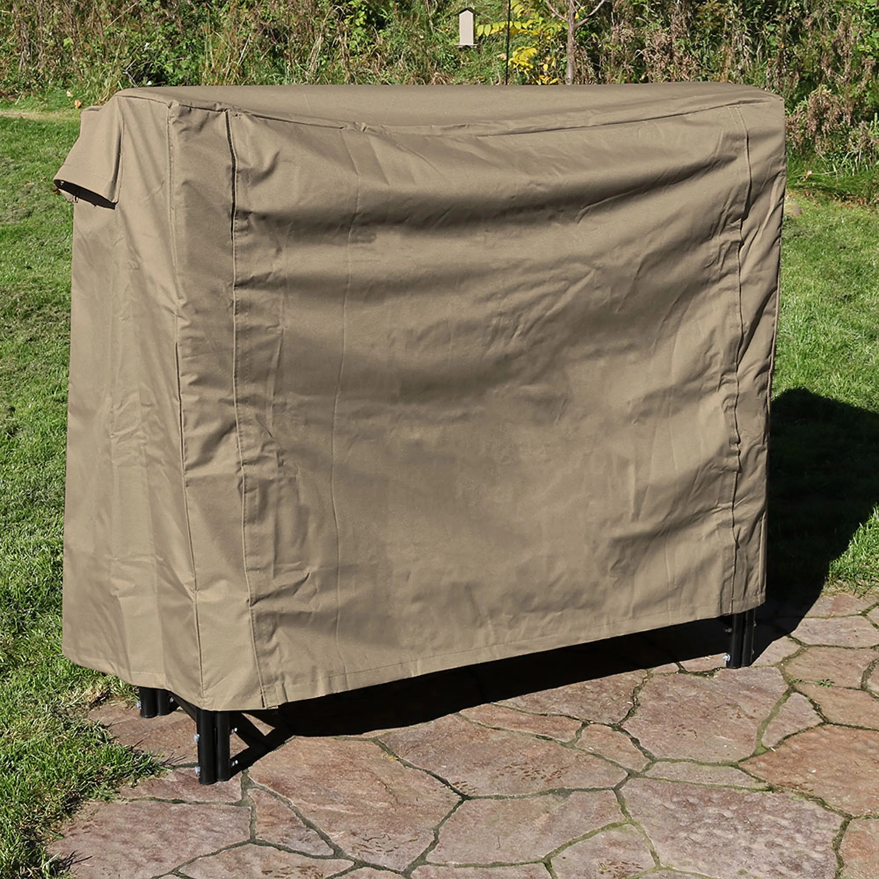 Sunnydaze Heavy-Duty Outdoor Firewood Rack Cover