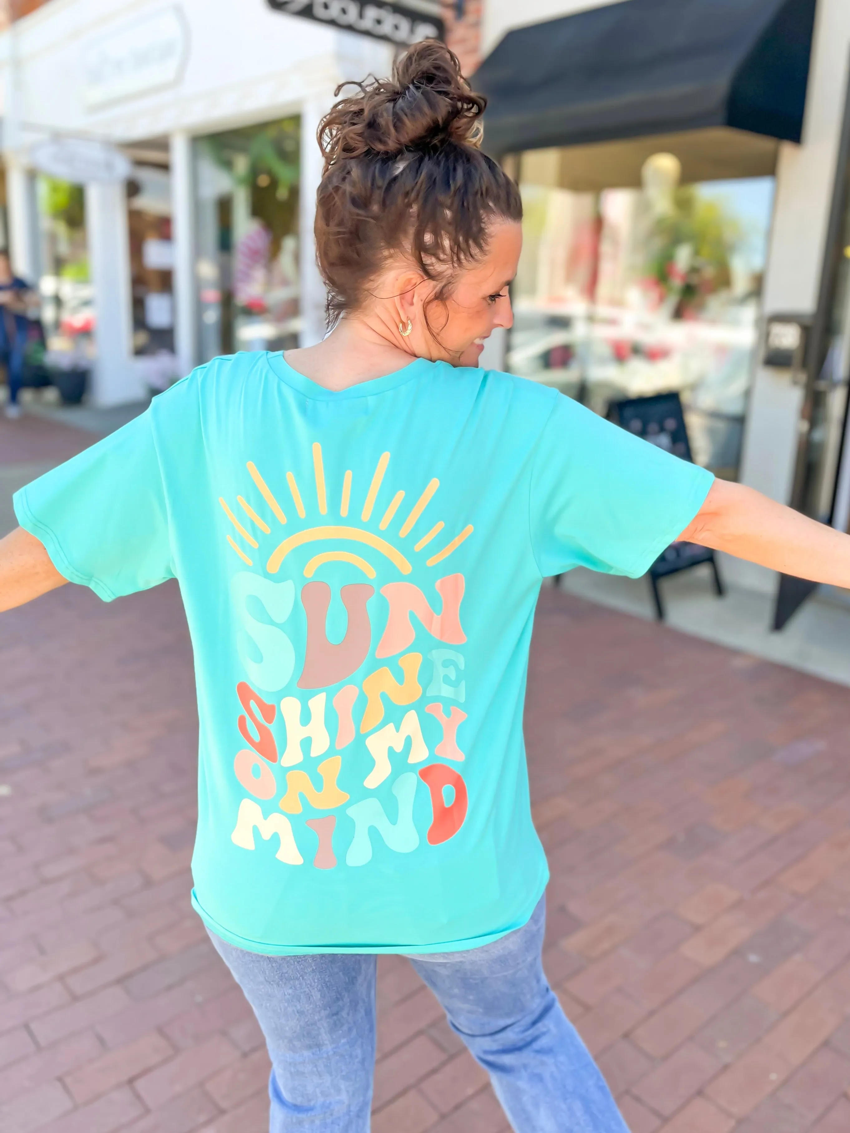 Sunshine on My Mind Graphic Top