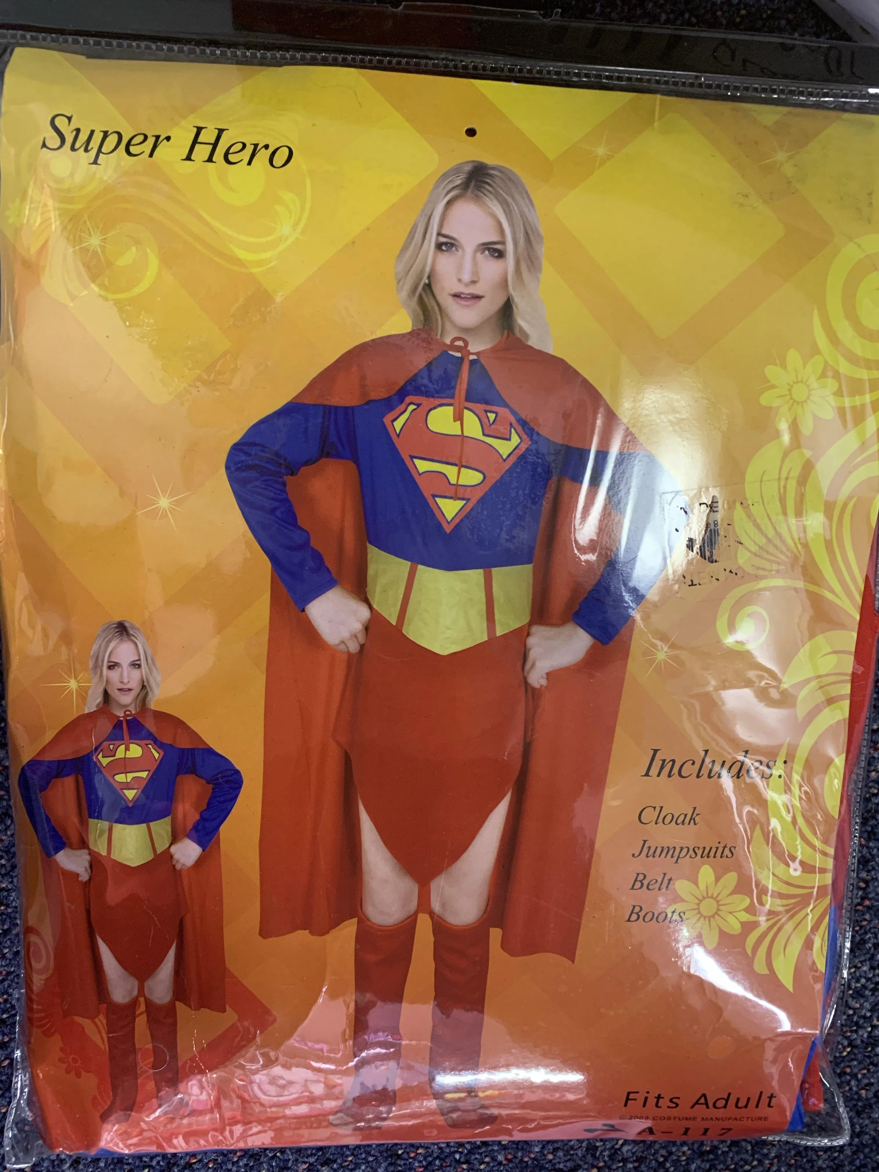 Super Hero Dress ( Super Women) Costume