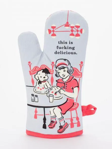 This Is F* Delicious Oven Mitt