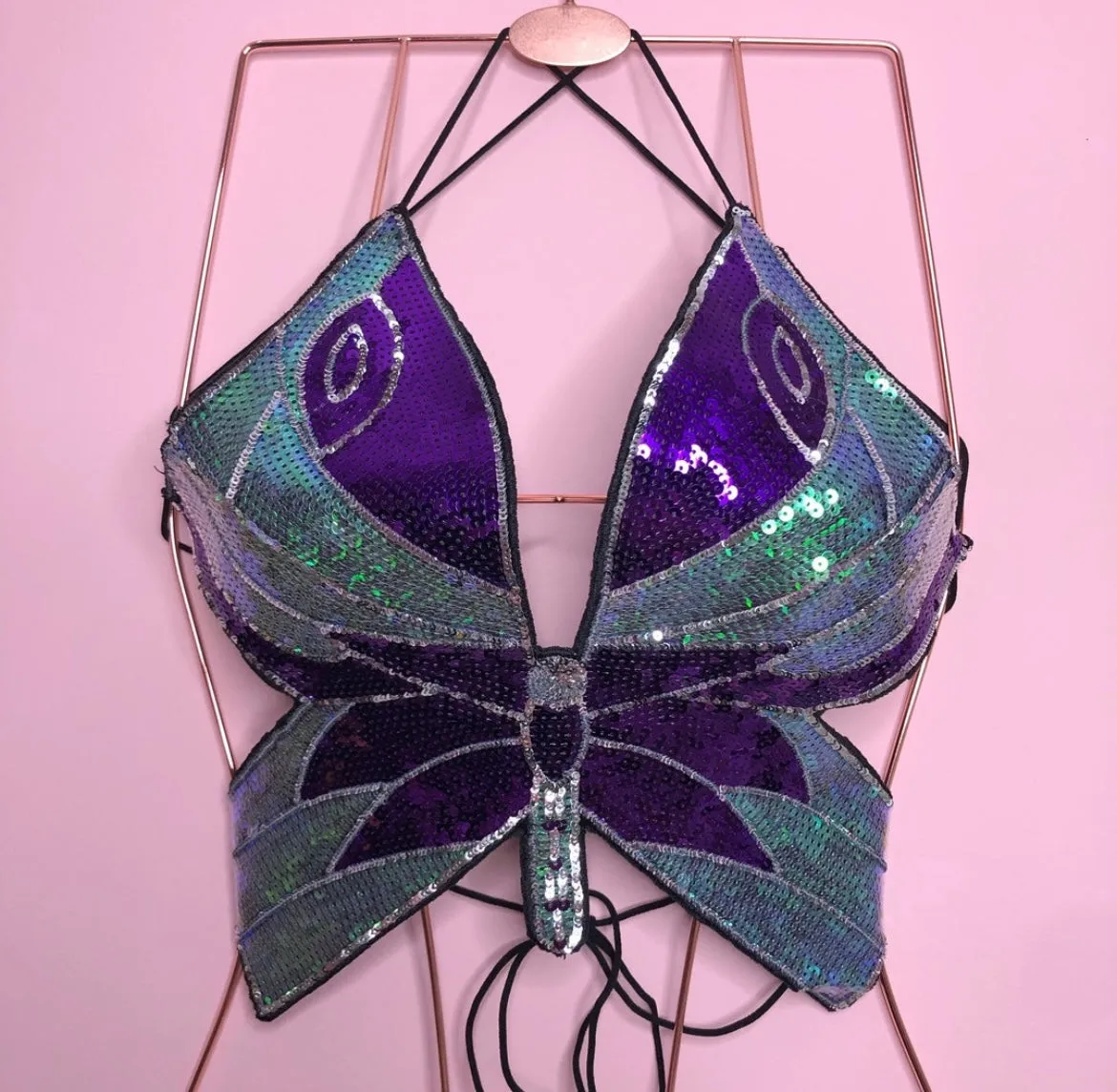 Uniwim 2024 TAO BUTTERFLY SEQUIN TOP