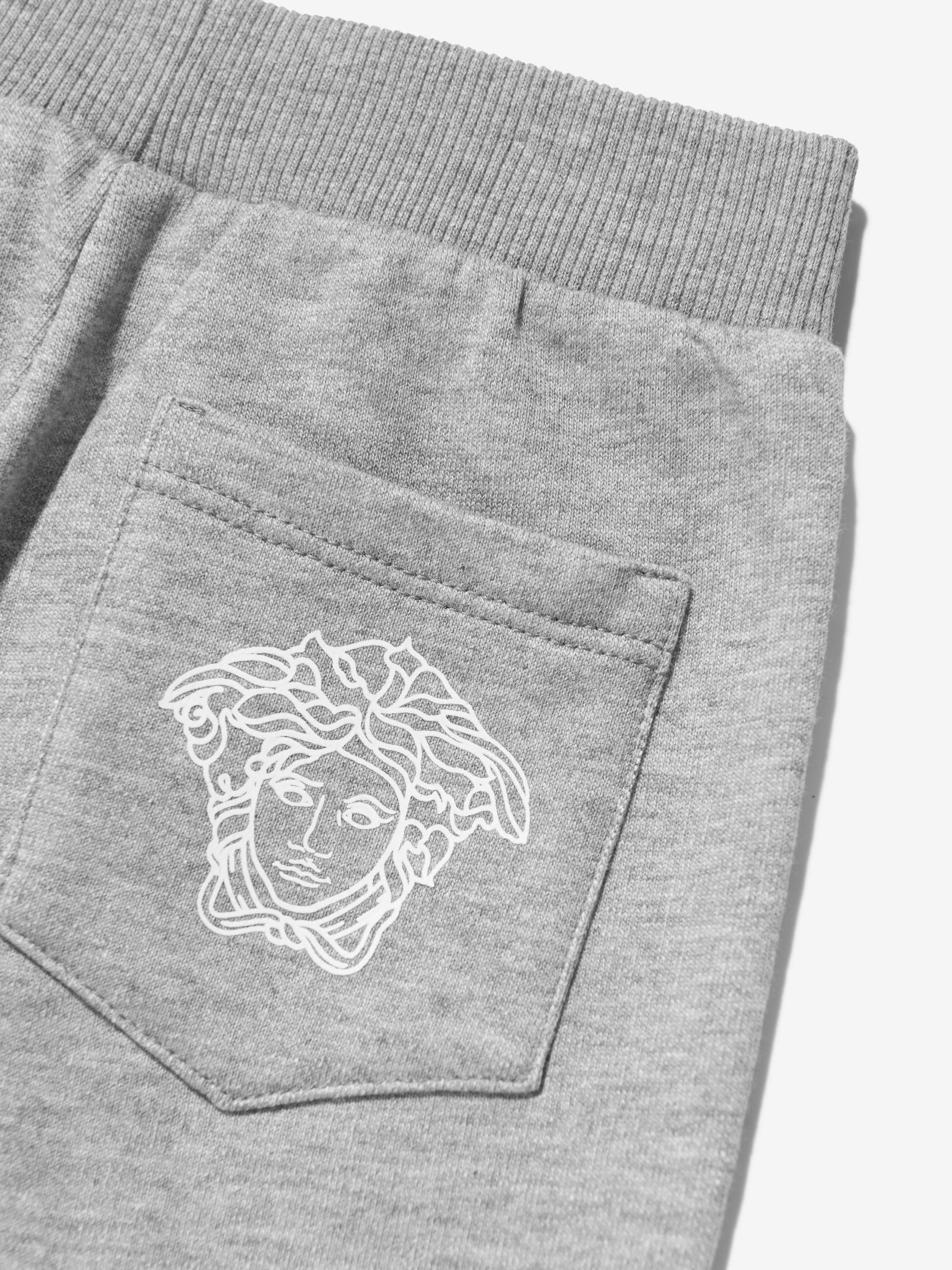 Versace Baby Boys La Greca Joggers in Grey