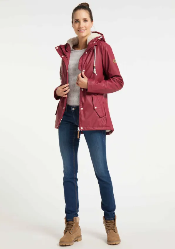 Water -en winddichte jas | Ragwear jacket Marge red