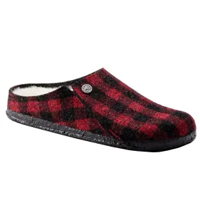 Women's Birkenstock | Zermatt Rivet Slippers | Plaid Red